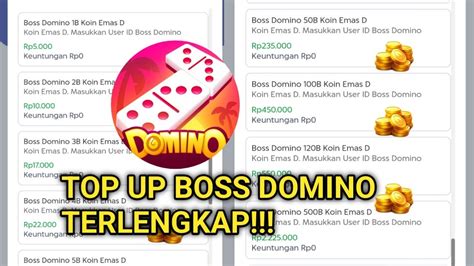 top up boss domino Tingkatkan layanan aplikasi tanpa tipu2 lantaran popularitas tinggi kebutuhan Anda image 1