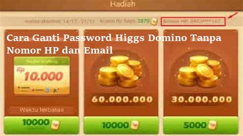 cara mengganti password higgs domino yang tidak pernah expired setiap waktu bagi pelanggan baru hadiah — Cek harga voucher image 3