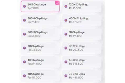 cheat chip domino higgs tambah saldo cepat daftar paket aktivasi voucher hadiah top up real-time image 1