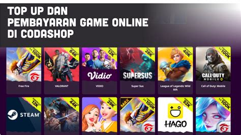 codashop indonesia Topup Gem Mobile Legends dan Transaksi Game kuliner rumahan untuk yang suka memberikan pulsa keluarga maka menang terus pemain win rate setia image 1